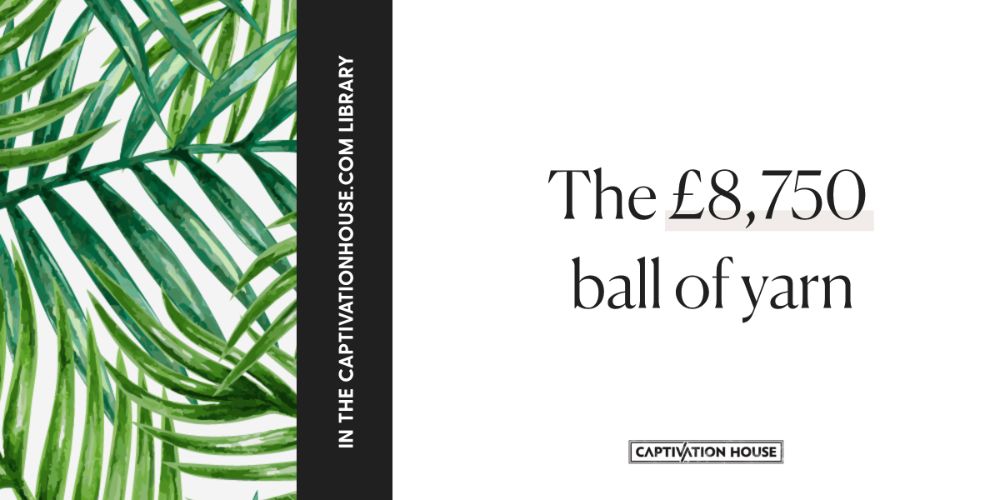 The £8,750 ball of yarn